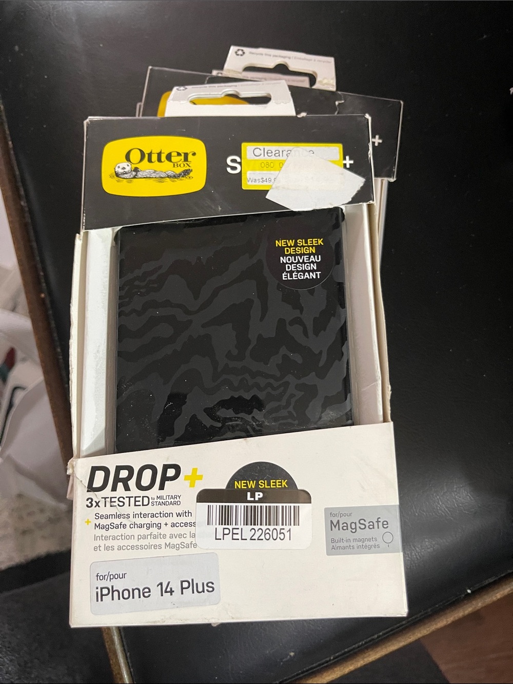 OtterBox Drop+ iPhone 14 Plus Case in Black